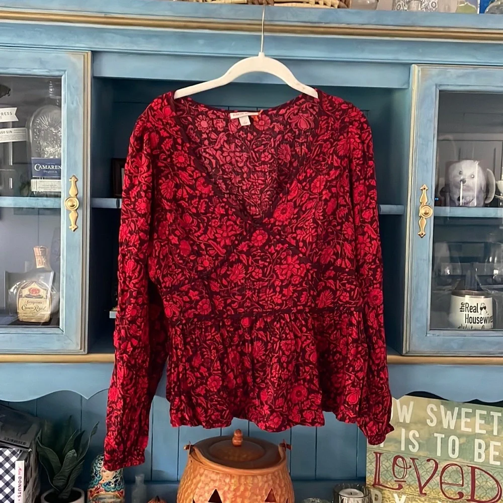 Knox Rose red top NWT - Picture 4 of 5